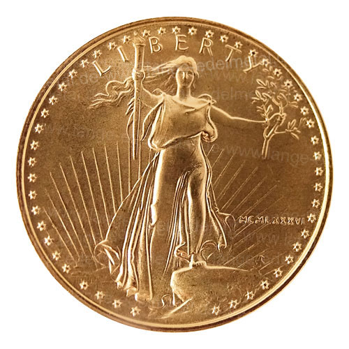 1/4 Unze Gold American Eagle Rückseite