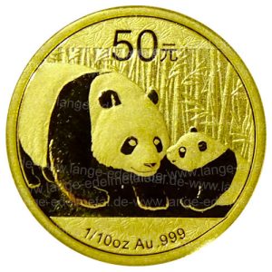 1/10 Unze China panda Gold